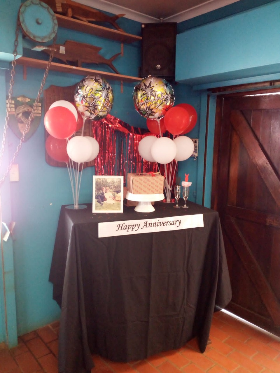 Outdoor wedding ceremony